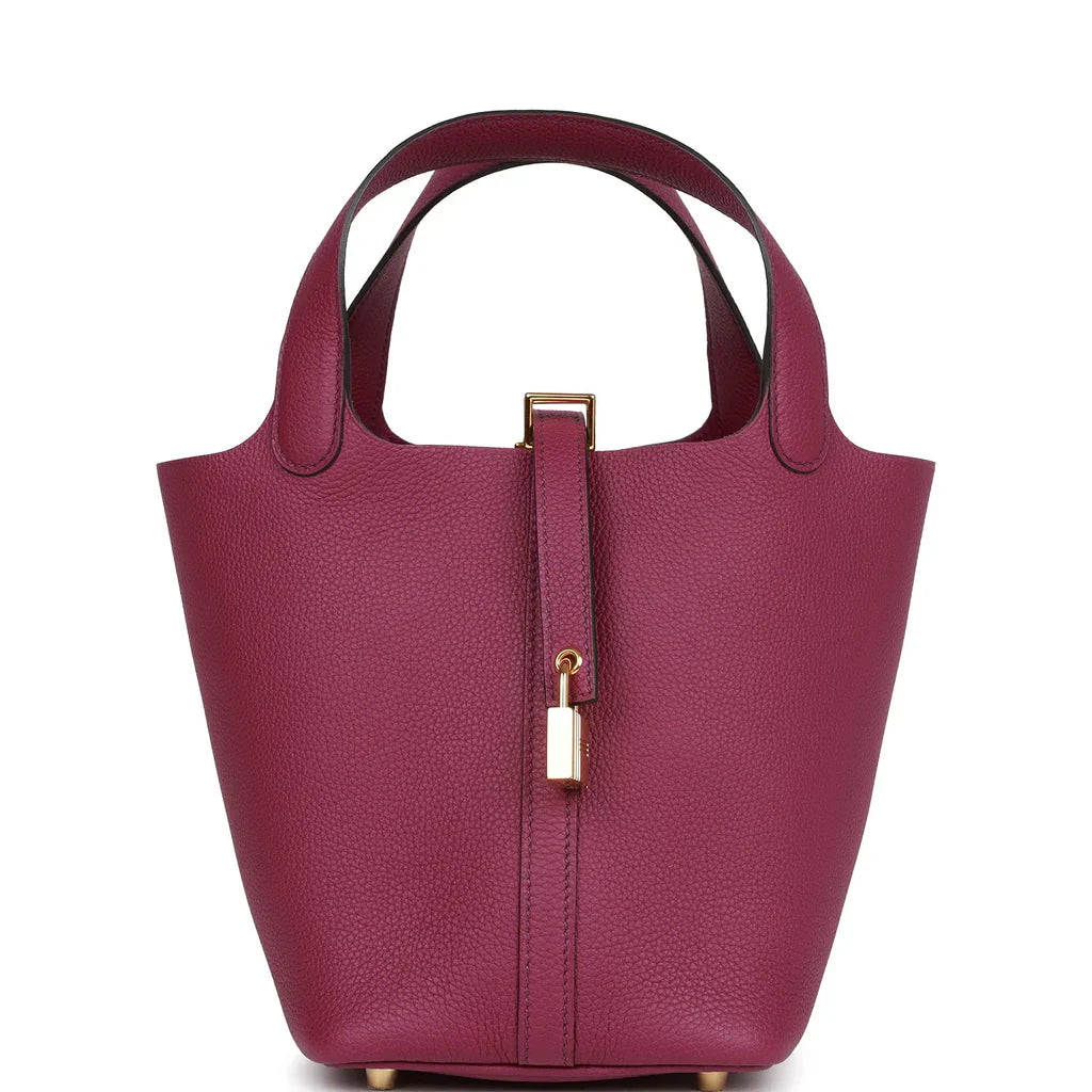 Hermès Picotin 18 Purple color Togo / Gold Hardware 01