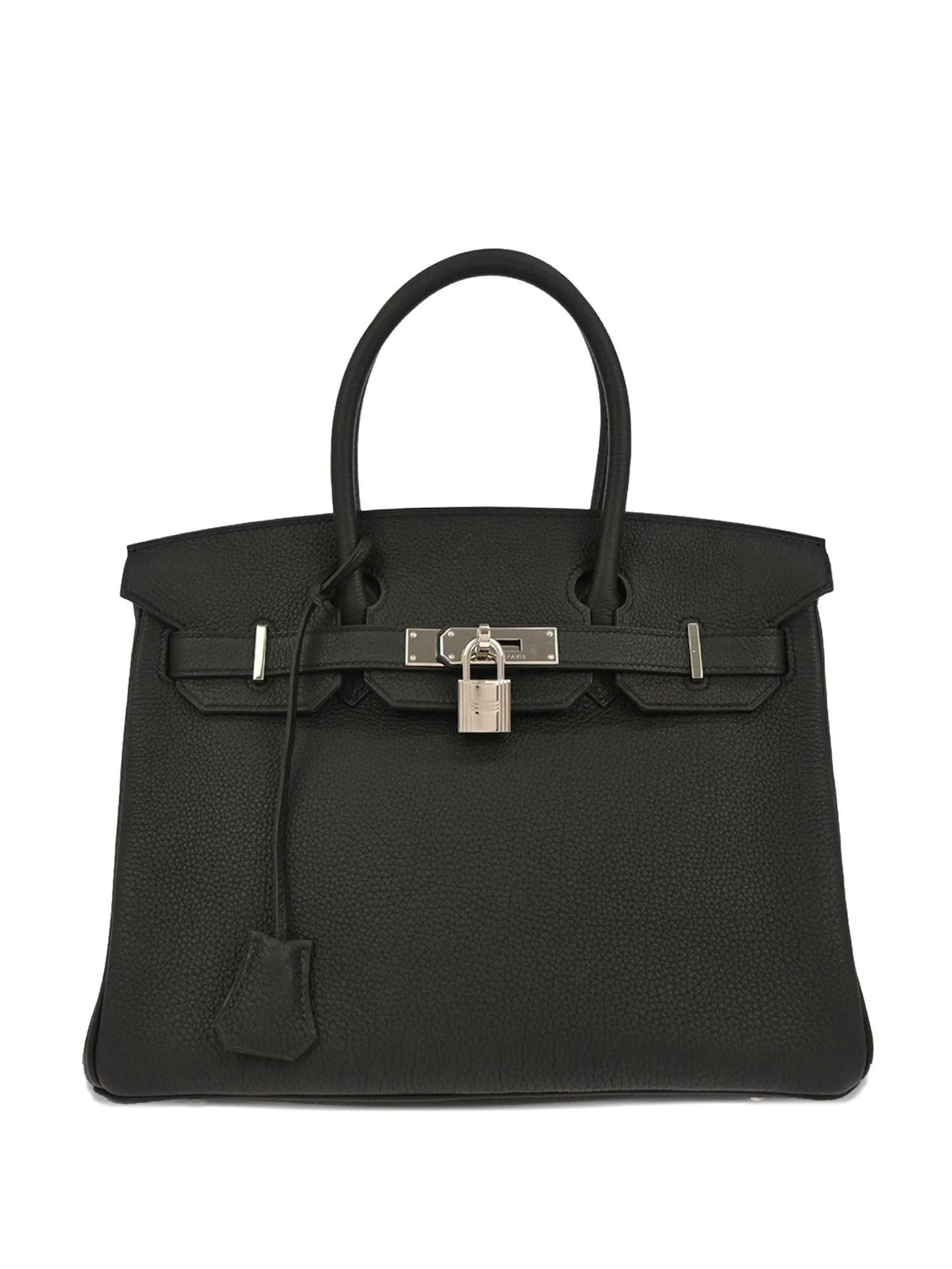 Birkin 30 Black Color Togo leather Silver Hardware 01