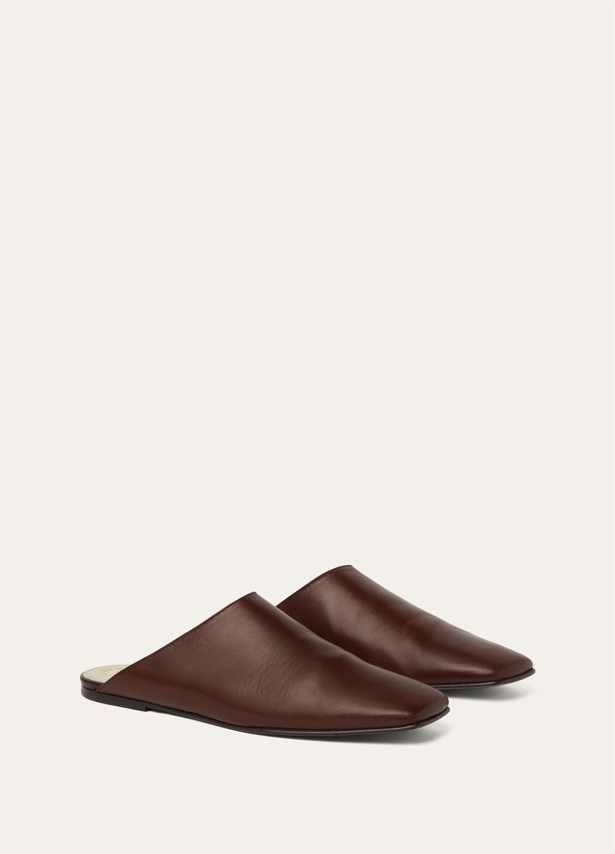 Alba Flat Mule Lambskin