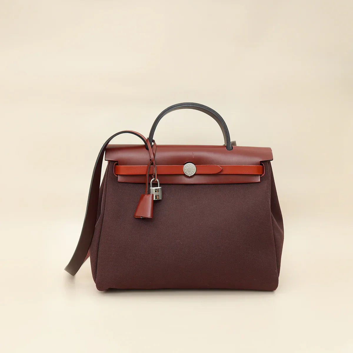 Hermes Bicolor Herbag Zip 31 Retourne Vache Hunter PM