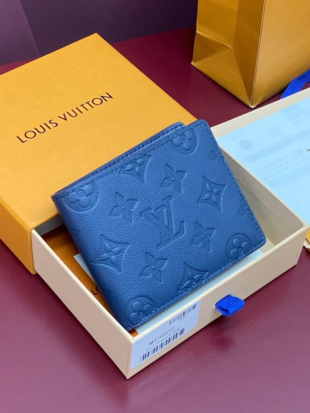 Classic Bifold Wallet with Embossed Finish