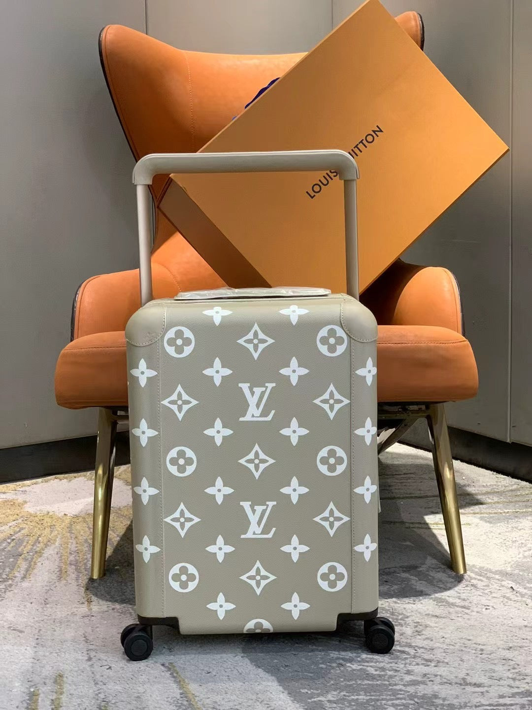 Elegant Pastel Checked Trolley (Copy)
