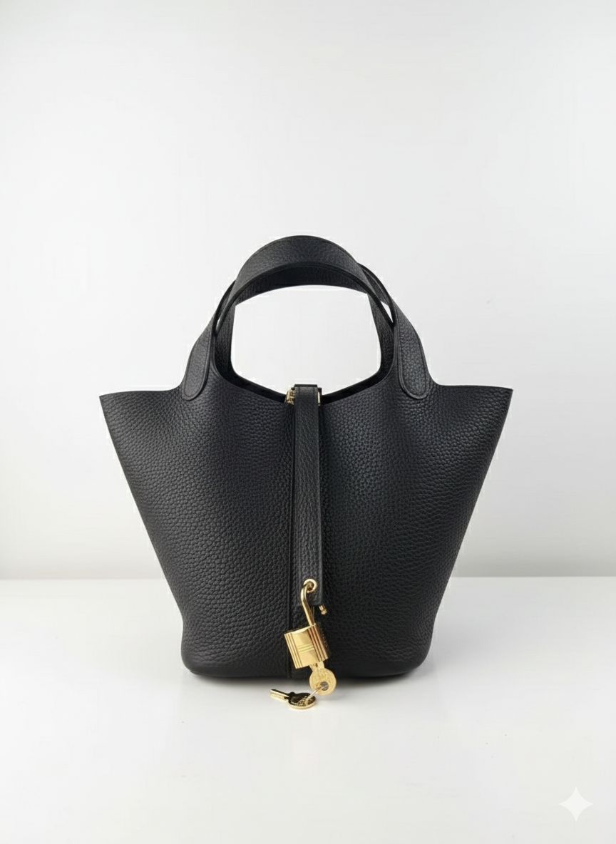 Hermès Picotin 18 Black color Togo / Gold Hardware 01