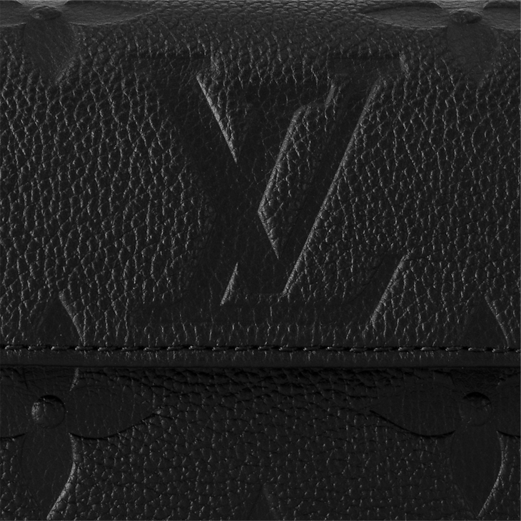 Wallet On Chain Ivy Monogram Empreinte Leather Cream Cross-Body Bag