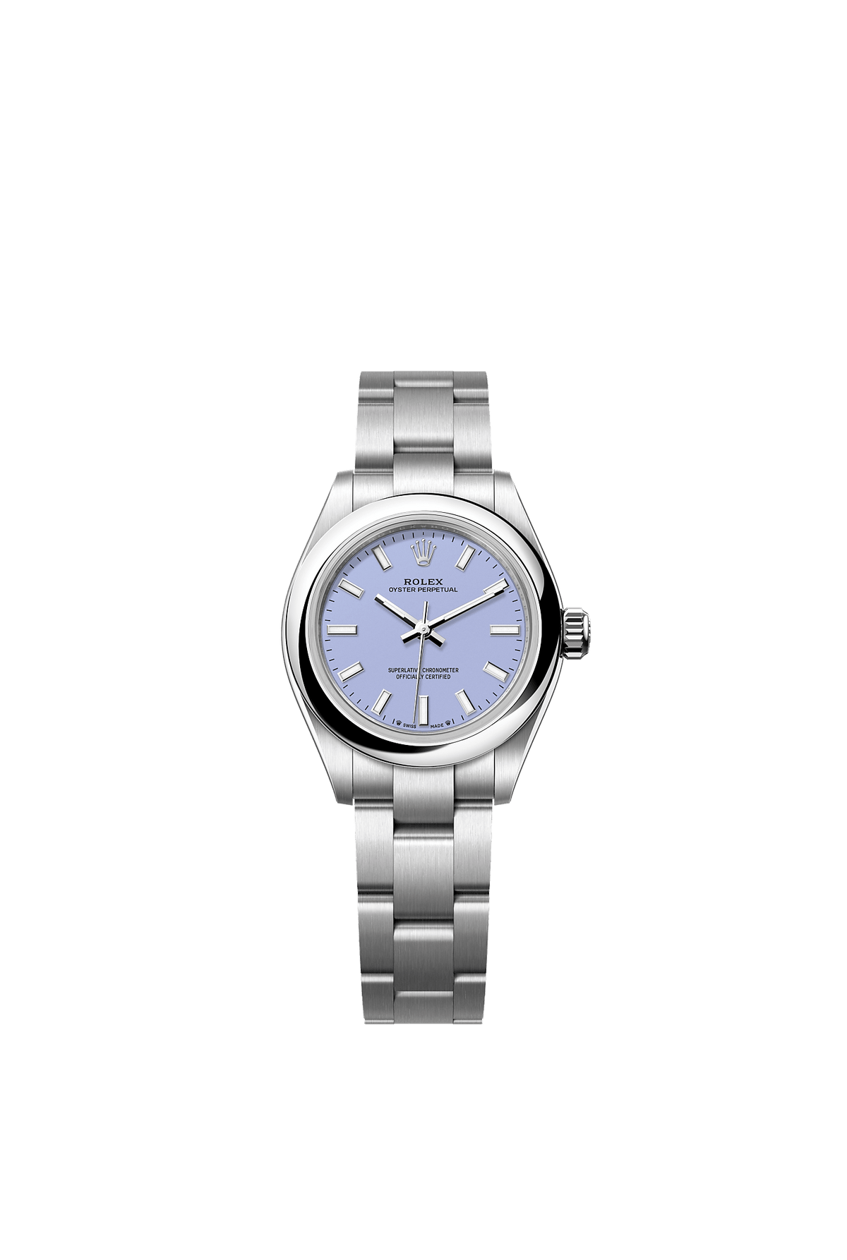 Oyster Perpetual 28 Oyster Perpetual Chronometer Watch 28mm Oystersteel Lavender Dial Oyster Bracelet