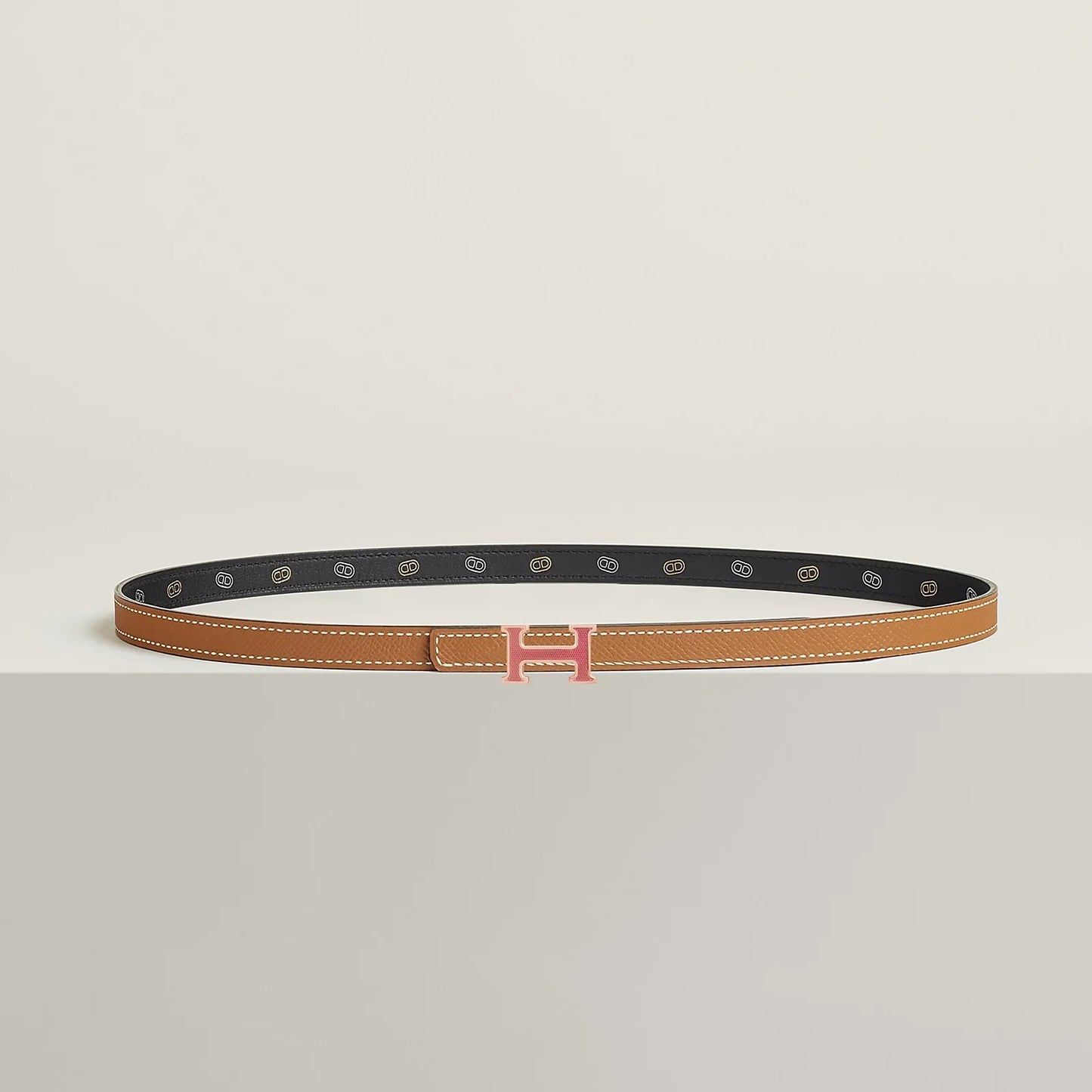 MINI 5382 Splas'h Belt Buckle & Reversible Leather Strap 13 MM