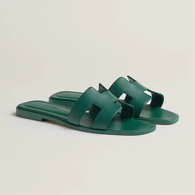 Noir - Vert Viride Oran sandal