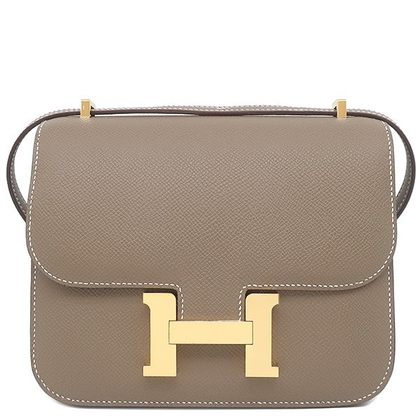Hermès Constance 18 Etoupe color Epsom / Gold Hardware 01