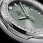 Classic Fusion Titanium Sage Green Diamonds 33mm Watch