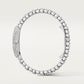 Baignoire Mini 18K White Gold Diamond Silvered Dial White Gold Bracelet Watch