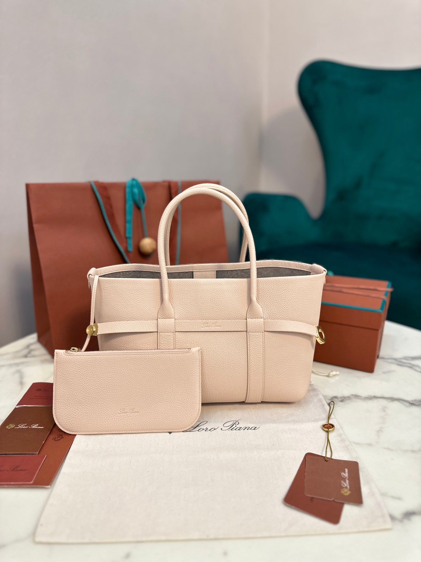 Structured Leather Bag