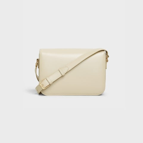 Classique Triophme Bage In Shiny Calfskin