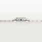 Panthère de Cartier Watch Small Model 30mm x 23mm Steel Blue Crown Silvered Dial Steel Bracelet Quartz Watch