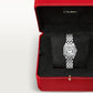 Panthère de Cartier Watch Small Model 30mm x 23mm Steel Blue Crown Silvered Dial Steel Bracelet Quartz Watch