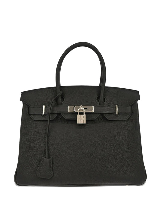 Birkin 30  Black Color Togo leather Silver  Hardware 01
