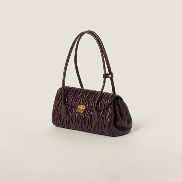 Miu Miu Matelassé Nappa Leather Shoulder Bag