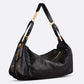 Large D-Journey Bag in Crinkled Calfskin