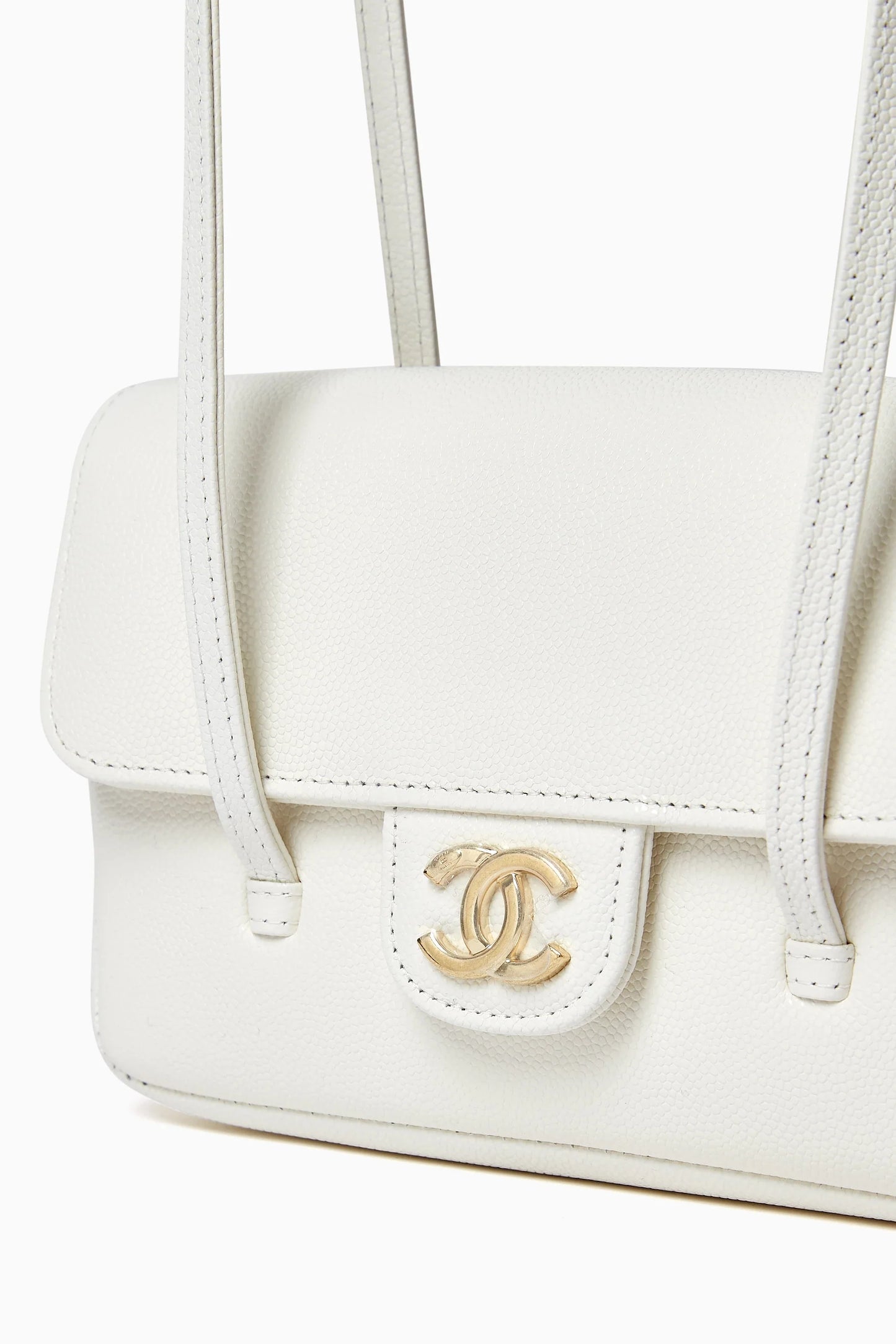 Clutch in Grainy Shiny Calfskin
