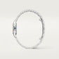 Panthère de Cartier Small 23mm x 30mm Steel Diamond Bezel Blue Crown Silver Dial Steel Bracelet Quartz Watch