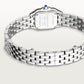 Panthère de Cartier Mini 25mm x 19mm Steel Blue Crown Silver Dial Steel Bracelet Quartz Watch