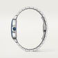 Santos de Cartier Skeleton Large 39.8mm Steel Blue Crown Skeleton Dial Steel Bracelet Manual-Winding Watch