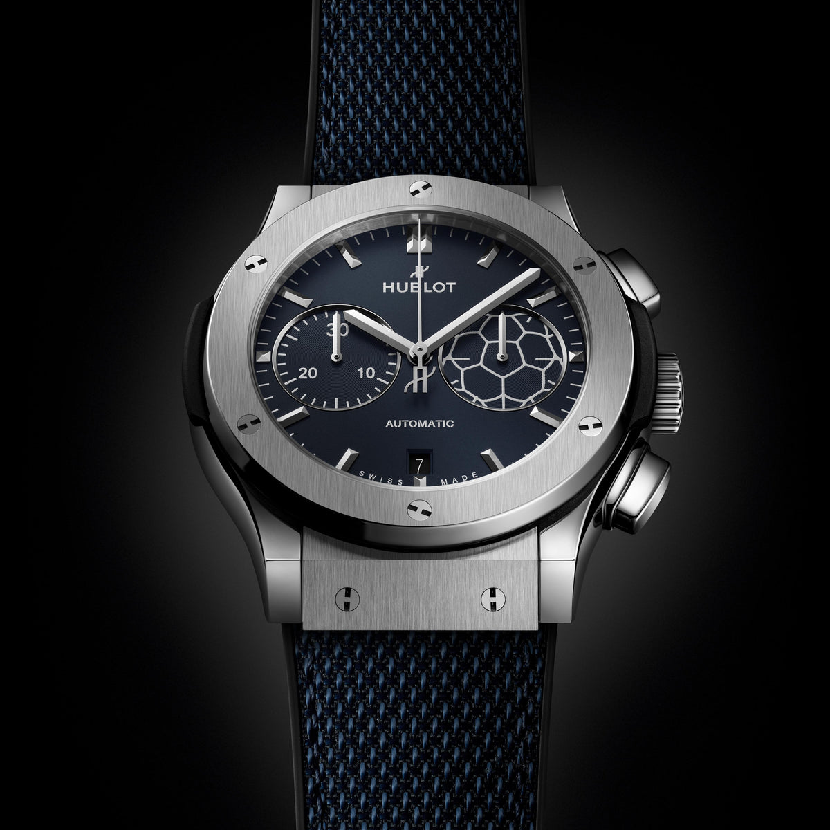 Classic Fusion Chronograph Titanium Blue Victory 45 mm