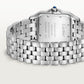 Panthère de Cartier Large 42mm x 31mm Steel Blue Crown Silvered Dial Steel Bracelet Quartz Watch