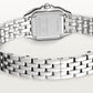 Panthère de Cartier Mini 25.1mm x 18.5mm White Gold Diamond Bezel Diamond Crown Silvered Dial White Gold Bracelet Quartz Watch
