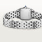 Panthère de Cartier Watch Small Model 30mm x 23mm Steel Blue Crown Silvered Dial Steel Bracelet Quartz Watch