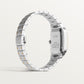 Santos de Cartier Large 39.8mm Steel Yellow Gold Bezel Silvered Opaline Dial Steel Bracelet Self-Winding Watch