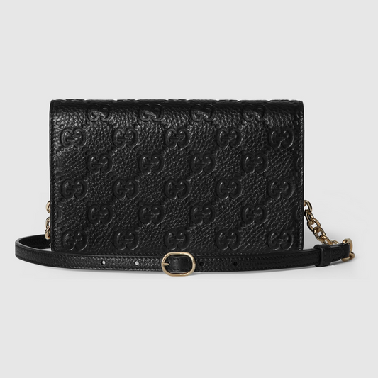 Gucci Emblem Wallet On Chain