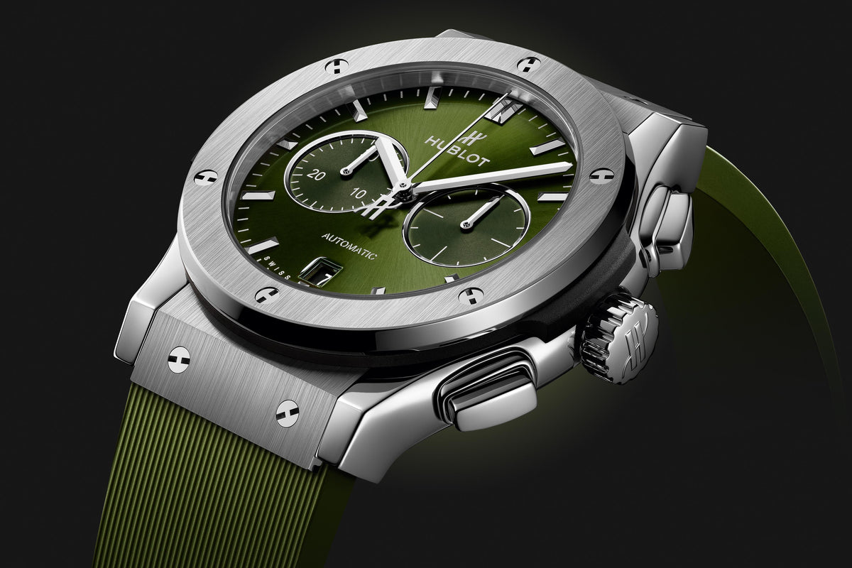 Classic Fusion Chronograph Titanium Green 42 mm