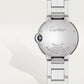 Ballon Bleu 36mm Steel Automatic Silver Guilloché Dial Steel Bracelet Watch