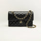 Chanel Caviar Leather black gold Small 25 cm 01