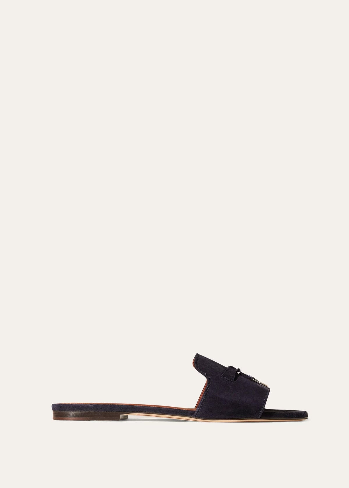 Navy Blue - Fireplace Summer Charms Sandal  Suede Goatskin