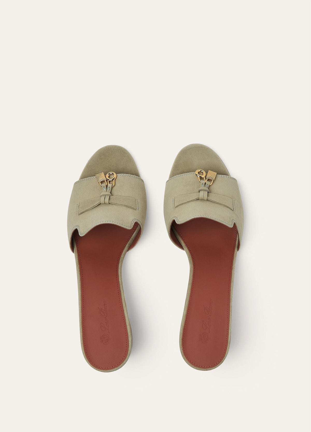 Summer Charms Heeled Mule  Suede Goatskin