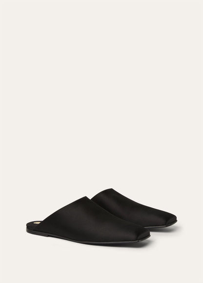 Alba Flat Mule  Viscose, Silk