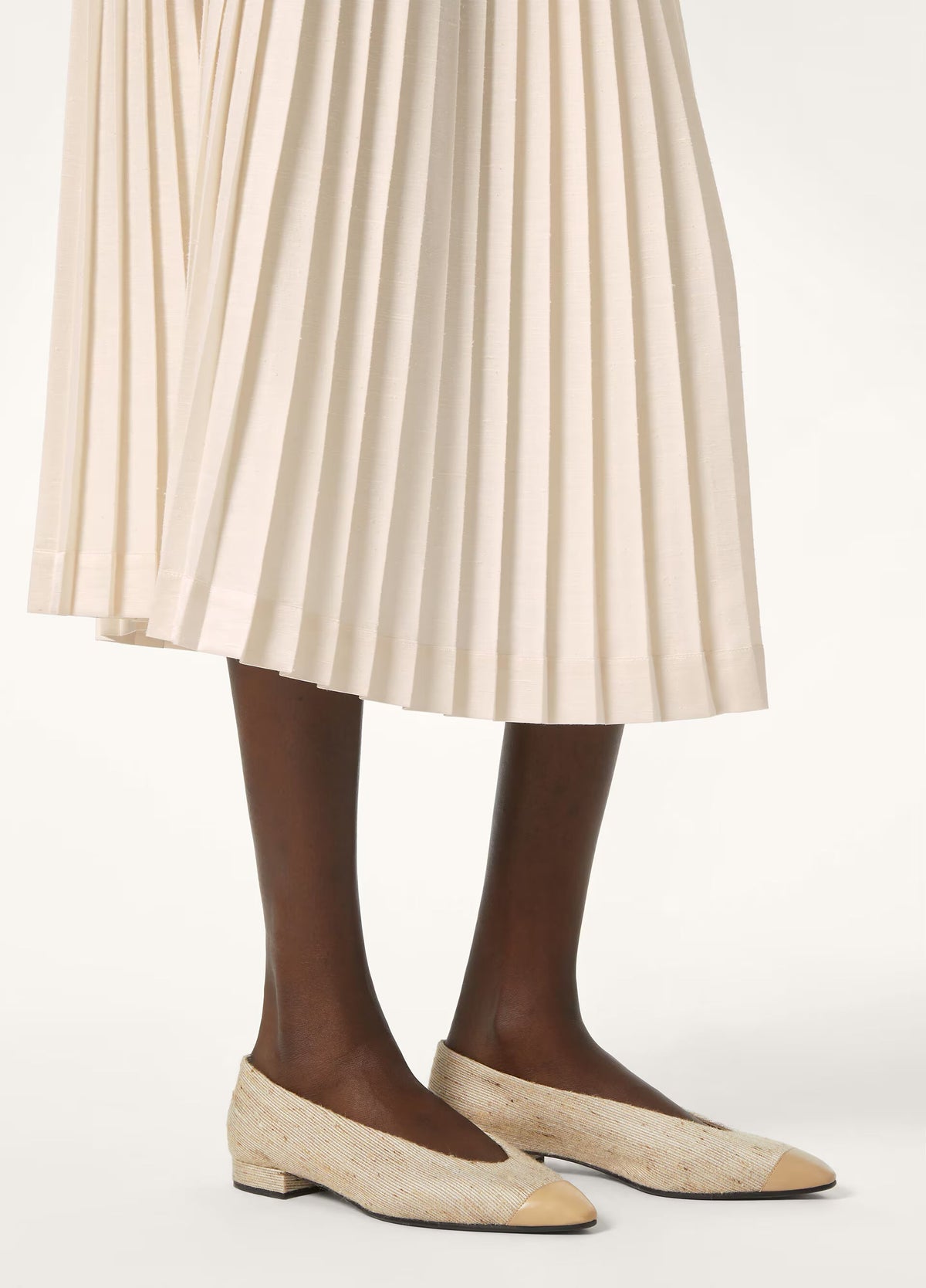Rebecca Ballet Flat  Viscose, Silk