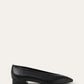 Rebecca Cap Toe Ballet Flat  Natural Calfskin