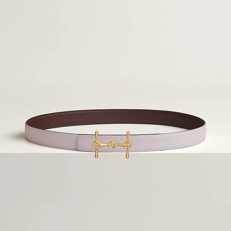 H Equestre Belt Buckle & Hermès Sur Mer Reversible Leather Strap 24 MM