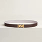 My H Belt Buckle & Hermès Sur Mer Reversible Leather Strap 24 MM