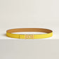 My H Belt Buckle & Hermès Sur Mer Reversible Leather Strap 24 MM