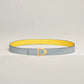 Cavaliere Belt Buckle & Reversible Leather Strap 24 MM