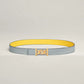 My H Belt Buckle & Hermès Sur Mer Reversible Leather Strap 24 MM
