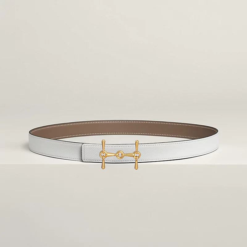 H Equestre Belt Buckle & Hermès Sur Mer Reversible Leather Strap 24 MM