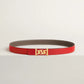My H Belt Buckle & Hermès Sur Mer Reversible Leather Strap 24 MM