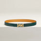 My H Belt Buckle & Hermès Sur Mer Reversible Leather Strap 24 MM