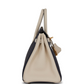 Hermès Special Order (HSS) Birkin 25 Bleu Nuit and Craie Togo Gold Hardware