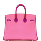 Hermès Special Order (HSS) Birkin 25 Rose Lipstick and Anemone Chèvre Palladium Hardware
