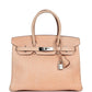 Vintage Hermès Birkin 30 Orange Dalmatian Buffalo Palladium Hardware
